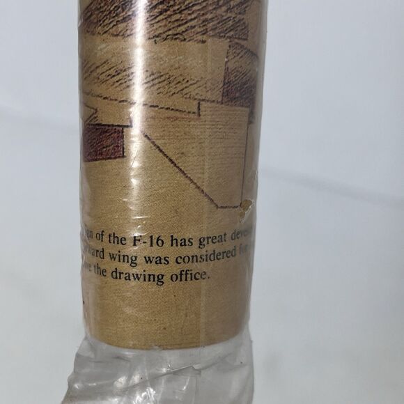 Vintage 1980s F-16 Fighter Jet  Plane Poster SEALED - Picture 9 of 10